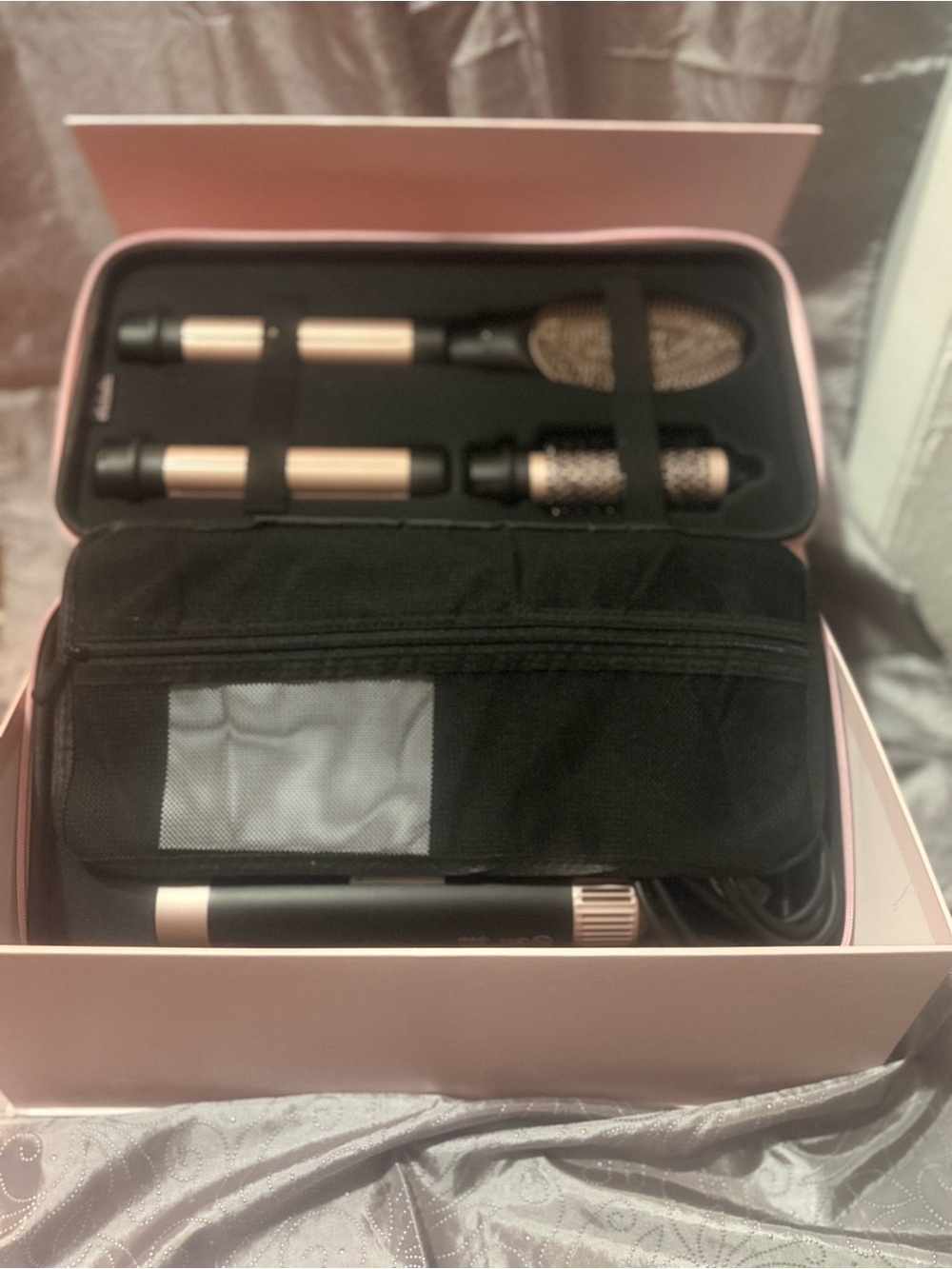Abella Rose Gold and Black Hair Styling Set